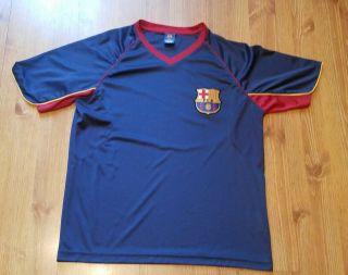 Fc Barcelona Brand Blank Back Soccer Futbol Jersey Adult Medium M Blue No Name