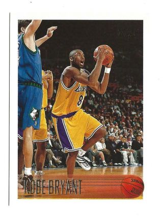 1996 - 97 Topps 138 Kobe Bryant Rc Rookie Lakers