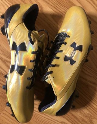 Notre Dame Football 2017 Team Issued Under Armour Cleats 13