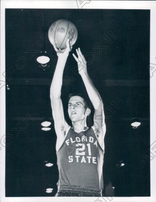 1962 Florida State University Basketball Player Bob Ek Press Photo