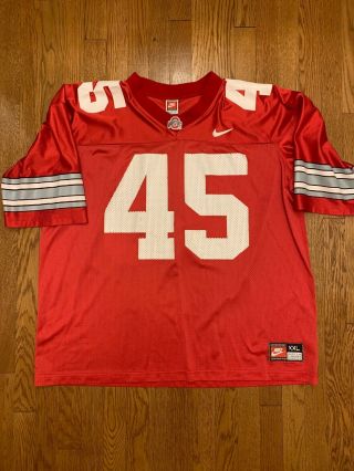 Vintage Ohio State Buckeyes Nike 45 Archie Griffin Football Red Jersey Xxl Vtg