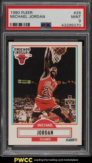 1990 Fleer Basketball Michael Jordan 26 Psa 9 (pwcc)