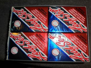 1990 Leaf Baseball Series 1 Trading Cards Factory Hobby Box (lid Missing)