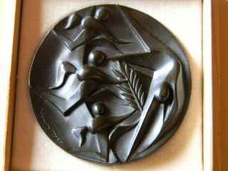 Olympic Games Of Tokio,  Bronze Medal In A Woodden Box