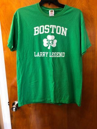 Men’s Xl Boston Celtics Larry Bird Nba T - Shirt 100 Cotton Vintage Classic