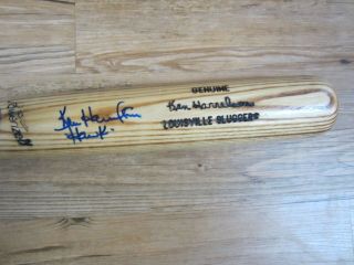 Ken Hawk Harrelson Autograph / Signed Bat Boston Red Sox / Chicago White Sox