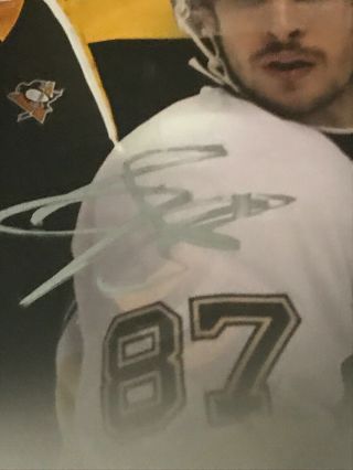 Sidney Crosby 11X14 Signed Stanley Cup Signed Photo PSA DNA Cert Auto AE67291 2