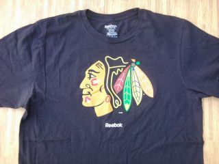Chicago Blackhawks Reebok Nhl Hockey Shirt Men 