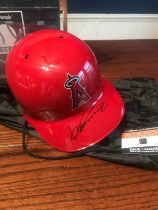 Los Angeles Angels Vladimi Guerrero Autographed Fs Batting Helmet Auth.
