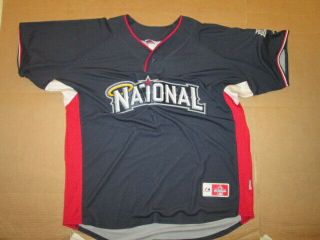 Mens Majestic National Mlb All Star Game 2010 Jersey Sz Xl