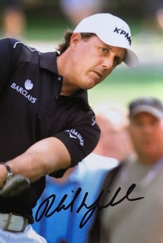 PGA Golf Legend Phil Mickelson Signed Autographed 8x10 Photo 2
