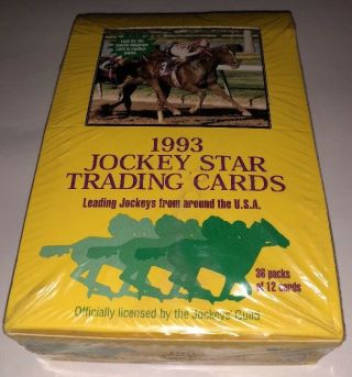 Jockey Star 1993 Guild Trading Cards Set 432 Cards Factory Box