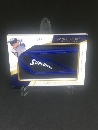 2018 Panini Immaculate Clint Frazier Jumbo Rookie Patch /6