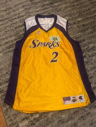 Los Angeles Sparks Champion Jersey,  Made In The Usa,  (regis 2?) Vtg 90 