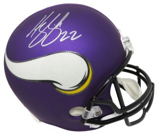 Harrison Smith Signed Minnesota Vikings Riddell Full Size Helmet - Schwartz