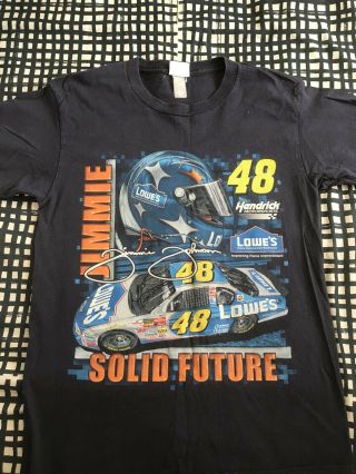 Vintage Jimmie Johnson T - Shirt Nascar Lowe’s Hendrick Motorsports
