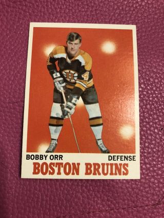 1970 - 71 Topps Bobby Orr Hockey Card
