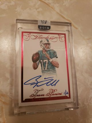 2018 Honors 2015 Flawless Auto 1/2 Ryan Tannehill Dolphins Titans Ssp