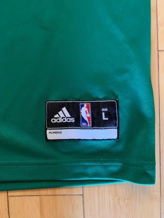 Rajon Rondo Boston Celtics Official Adidas NBA Jersey Large Green 9 3