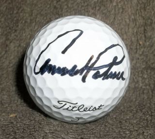Arnold Palmer Autographed Titleist Pro V1 Golf Ball W/