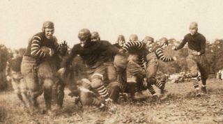 1925 Waterbury Ct Wilby High School Football Game 9 Snapshot Photographs