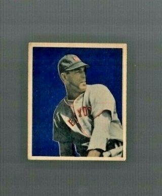 1949 Bowman Baseball Card 35 Vic Raschi Rookie Rc York Yankees