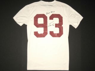 Trent Murphy Game Worn Signed Official Stanford Cardinal 93 Nike Shirt Bills