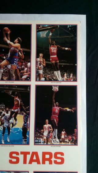 vtg NBA Lakers Bulls 76ers Michael Jordan nike 1 Kareem Starline costacos poster 3