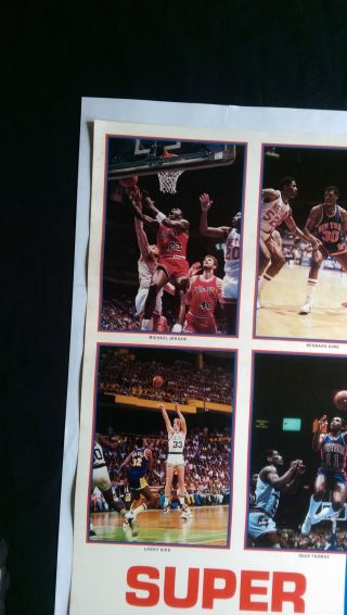 vtg NBA Lakers Bulls 76ers Michael Jordan nike 1 Kareem Starline costacos poster 4