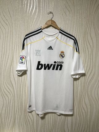 Real Madrid 2009 2010 Home Football Soccer Shirt Jersey 7 Raul Adidas E84352