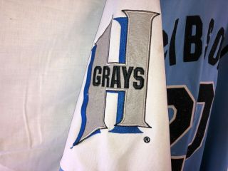 Josh Gibson Homestead Grays Throwback Negro League Jersey Size Men ' s 3XL 7