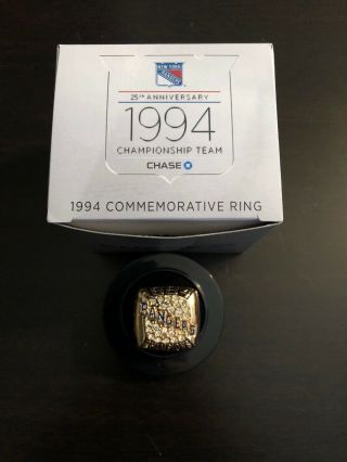 York Rangers 1994 Stanley Cup Champions Commemorative Ring 25th Anniversary