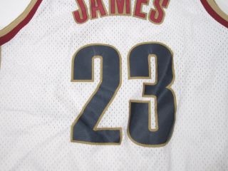 Vtg Nike NBA Cleveland Cavaliers LeBron James 23 Jersey Swingman Mens XL,  2 8
