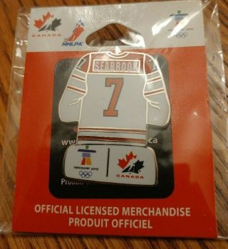 Brent Seabrook Vancouver 2010 Winter Olympic Pin Hockey Jersey Team Canada 7