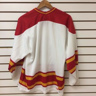 Vintage Calgary Flames Hockey Jersey Sz Large 1990s 7