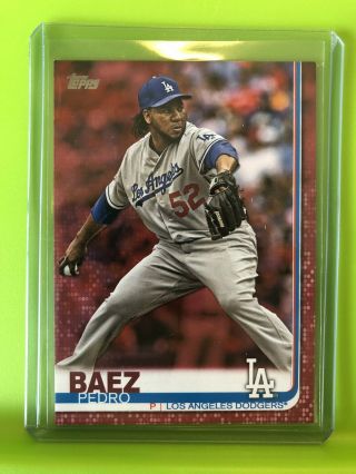 2019 Topps Series 2 Pedro Baez Mother’s Day Pink /50 Dodgers