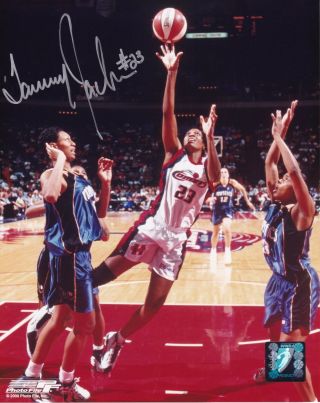 Tammy Jackson Autographed 8x10 Houston Comets