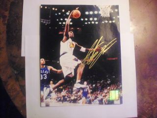 Antawn Jamison Golden State Warriors Autographed 8 X 10 Picture Nba