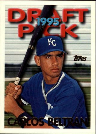 1995 Topps Traded Kansas City Royals Baseball 18t C.  Beltran Rookie Uer Lebron