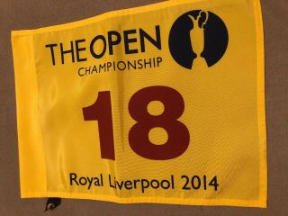 2014 British Open Royal Liverpool Rory Pin Flag Masters Pga Us Open Golf Flag