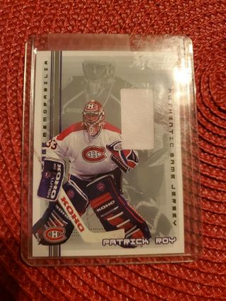 Patrick Roy Authentic Game Jersey