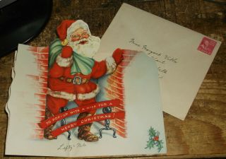 1950 Aagpbl Peoria Redwings Lefty Hohlmayer Xmas Card Signed To Comets Poncho