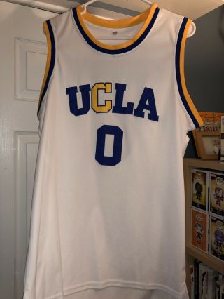Russell Westbrook 0 Ucla Bruins College Basketball Jersey Ncaa White Blue