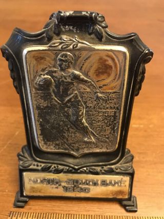 Rare Vintage 1940 North South Football Game Trophy Weighs 12 Ounces