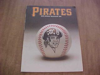 1979 Pittsburgh Pirates Vs Houston Astros Baseball Program