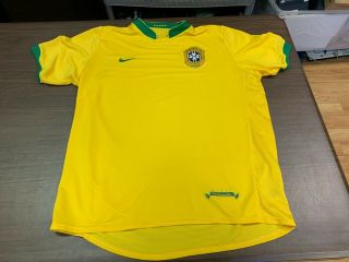 Vintage Brazil Nike Sphere Dry Men’s National Team Soccer Jersey - Xl
