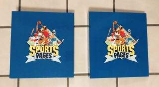 2 Sport Pages Books From 1989 - 91 Field Publications,  360 Total Pages