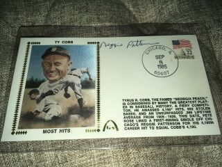 Reggie Patterson Chicago Cubs Signed First Day Cover Envelope W/our