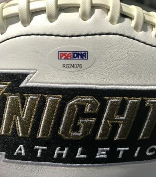 Mckenzie Milton Signed Autographed UCF Knights Logo Football 13 - 0 Champs Psa/Dna 2