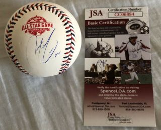 Francisco Lindor Signed 2018 All Star Game Baseball Cleveland Indians Auto,